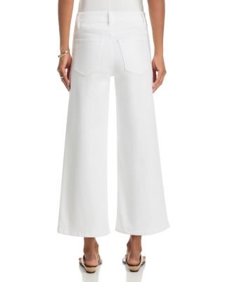 Le Slim Palazzo Crop Harbor Jeans in Au Natural