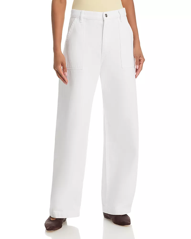 Frame The Bow Cargo Jeans in White