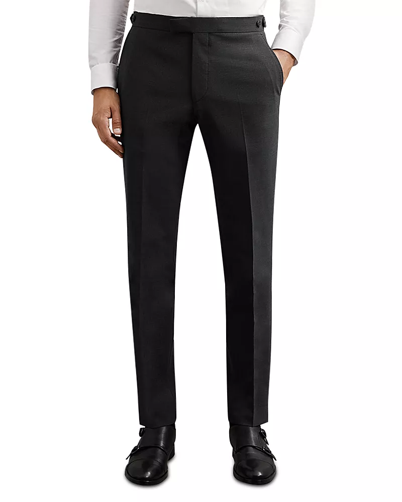 Reiss Promise Plain Weave Mixer Suit Trousers