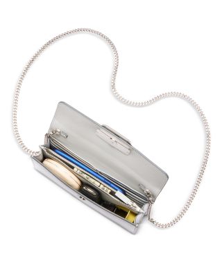 VLogo Leather Wallet on Chain