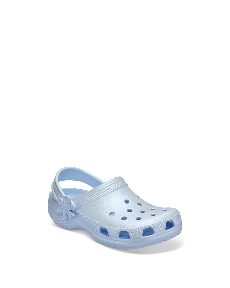 Crocs Unisex Classic Pearl Shine Clogs - Little Kid, Big Kid