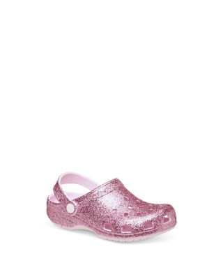 Unisex Classic Chunky Glitter Clogs - Toddler