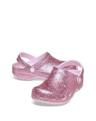 Unisex Classic Chunky Glitter Clogs - Toddler