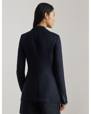 Linen Blend Twill Blazer