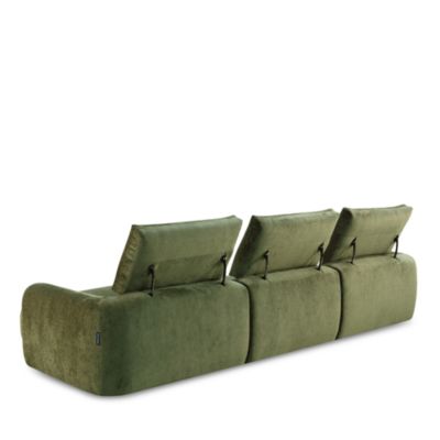 Three Piece Fabric Motion Sectional - Exclusive