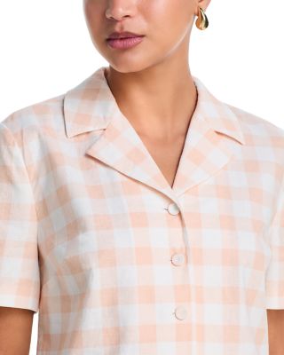 Aspen Cropped Shirt & Mini Skirt 