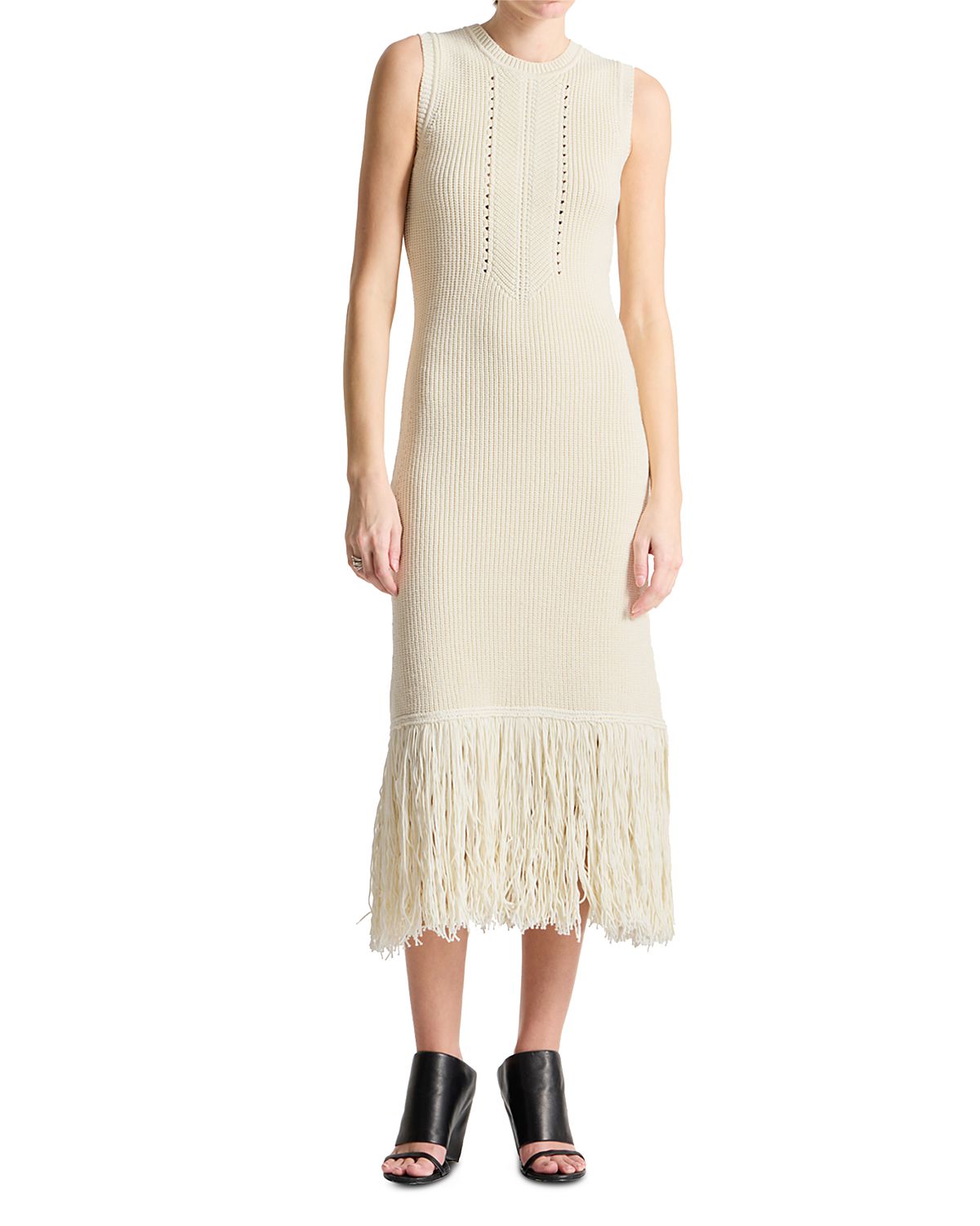 Saint Art Jovie Fringe Knit Dress