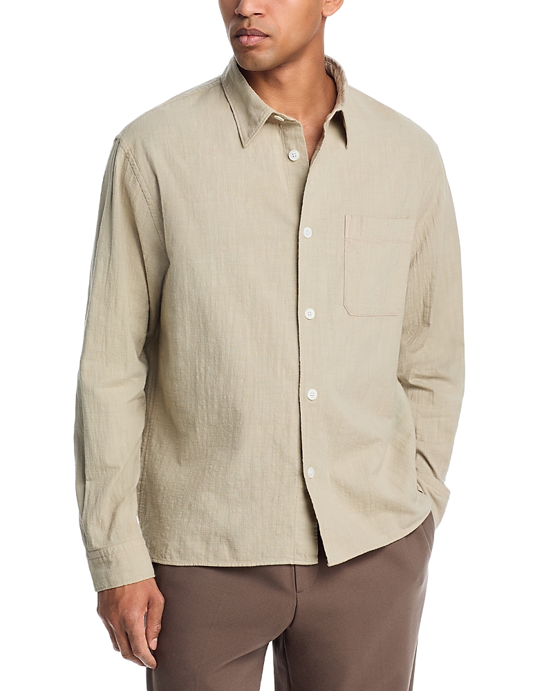 Frame Textured Long Sleeve Shirt