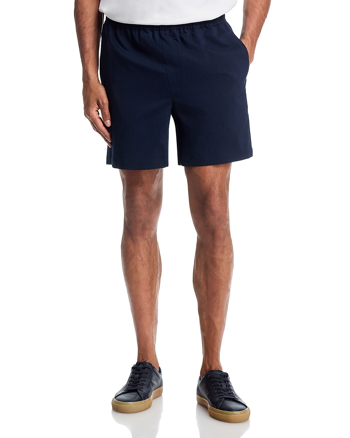 Frame Regular Fit 5.5 Seersucker Shorts