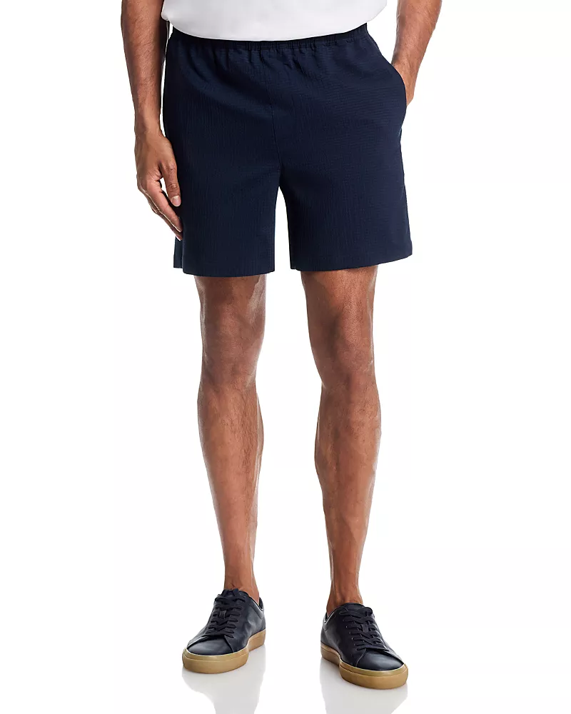Frame Regular Fit 5.5 Seersucker Shorts