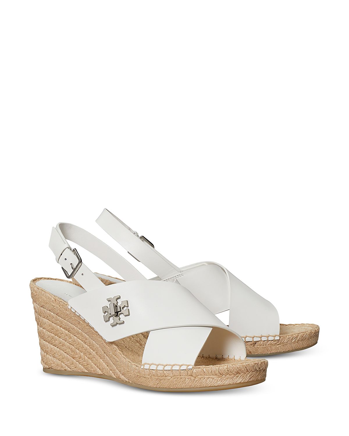 Tory Burch Women's Turnlock Espadrille Wedge Sandals