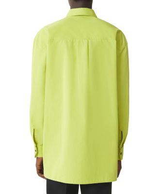 Cotton Poplin Bib Front Shirt