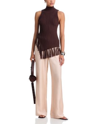 Relaxed Silk Trousers