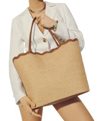 Isabella Large Raffia Tote Bag