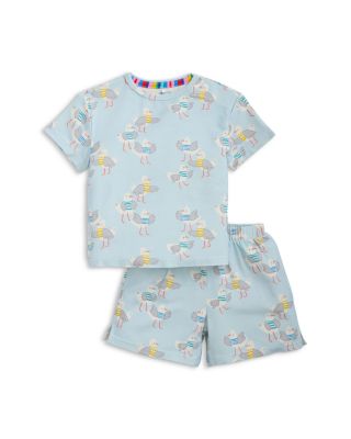 Unisex Gulls Just Wanna Have Fun RightFit™ Magnetic Pajama Set - Little Kid, Big Kid