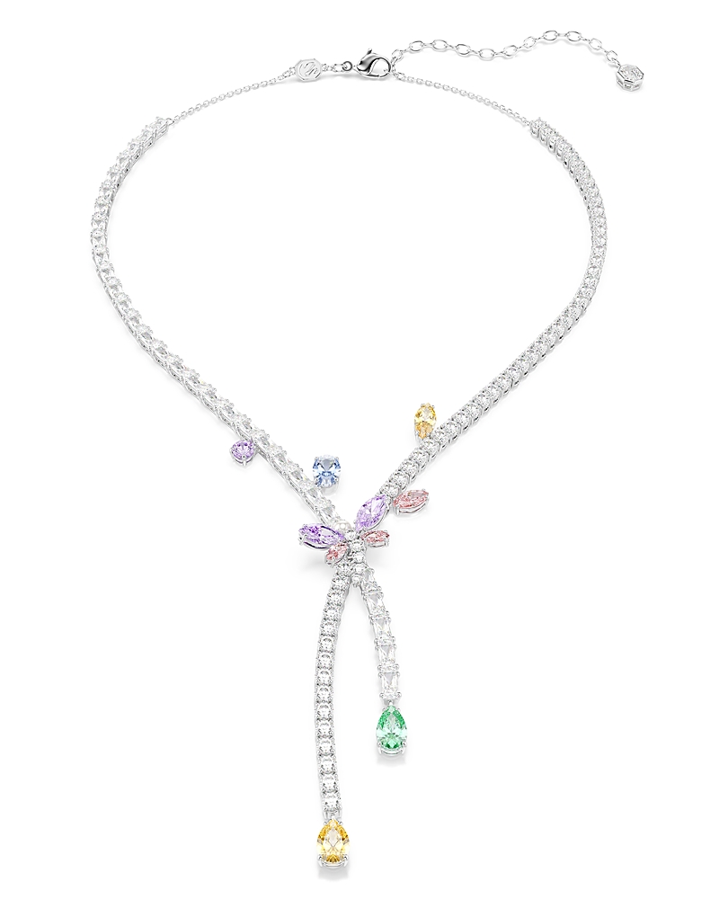 Swarovski Ariana Grande x Swarovski Cubic Zirconia Dragonfly Lariat Necklace, 14.87-17.75