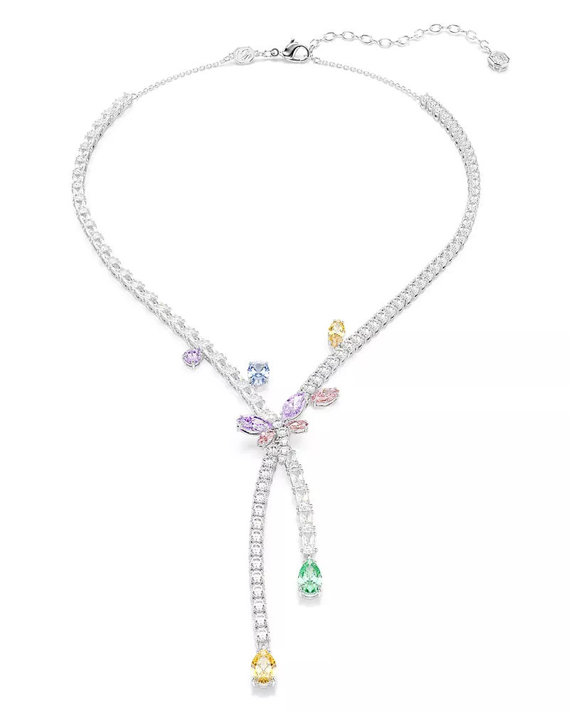 Swarovski Ariana Grande x Swarovski Cubic Zirconia Dragonfly Lariat Necklace, 14.87-17.75