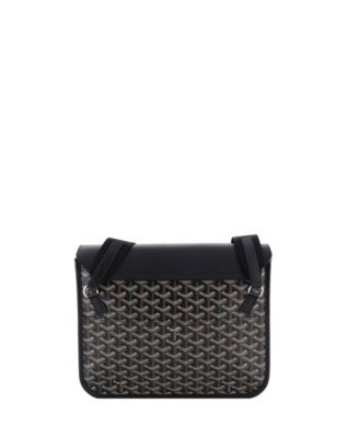   Coursier Messenger Bag Coated Canvas and Leather