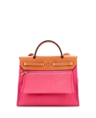 31 Herbag Zip Leather and Toile