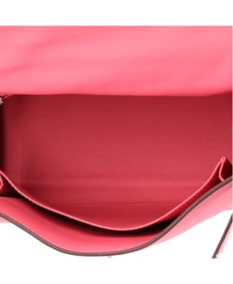 Kelly 25 Handbag Pink Swift with Palladium Hardware