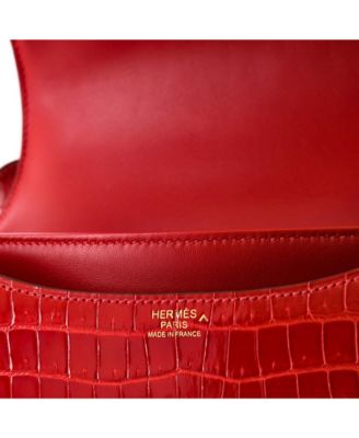 24 Constance Bag Shiny Porosus Crocodile