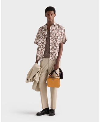  Brique Medium Saffiano Leather Bag