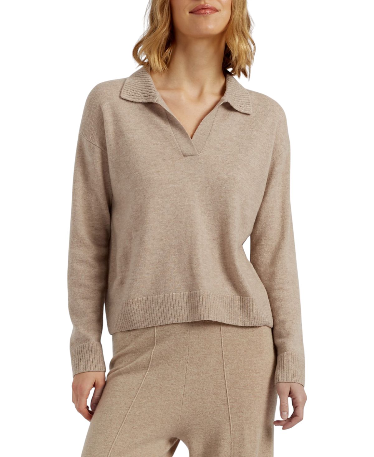 Chinti & Parker Women's Wool Cashmere Collared Sweater