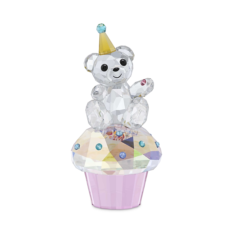 Swarovski Kris Bear Sweet Celebration Crystal Figurine - Multi Color