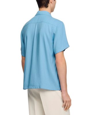 Loose Fit Shark Collar Shirt