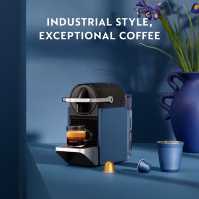 Pixie Espresso Machine by De'Longhi, Dark Blue