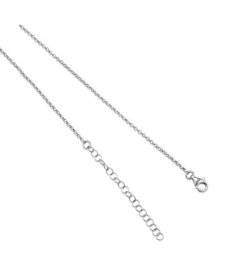 Sterling Silver Cufflink Pendant Necklace