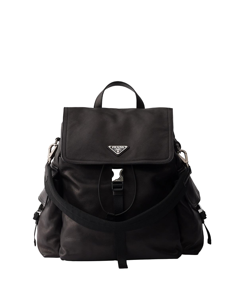 Prada Explore Leather Backpack · One Size