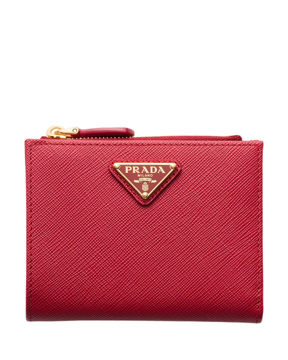 Prada Small Saffiano Leather Wallet