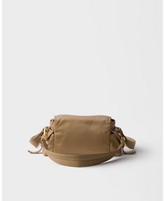 Explore Medium Re-Nylon Shoulder Bag with Flap