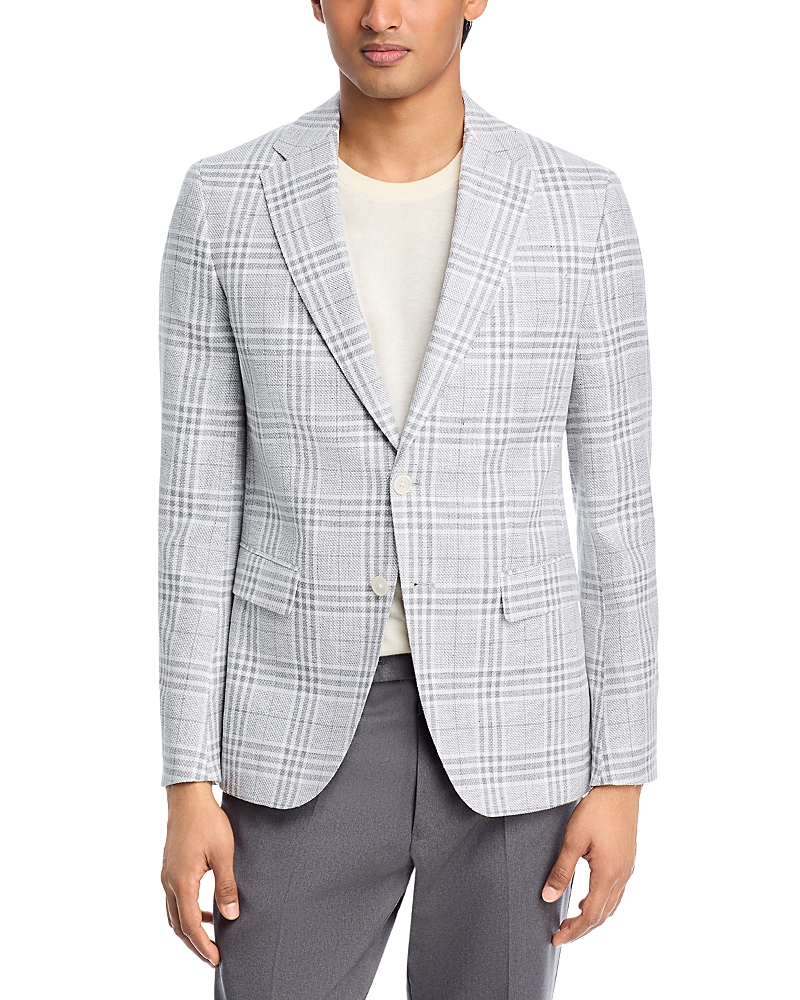 Boss H-Hutson Windowpane Suit Jacket