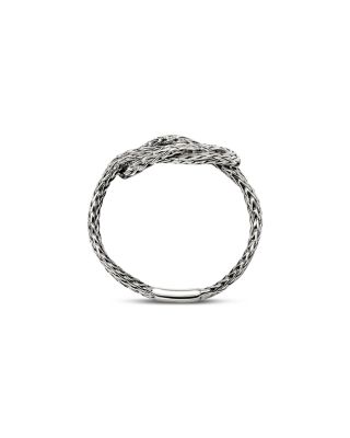Sterling Silver Love Knot Woven Ring