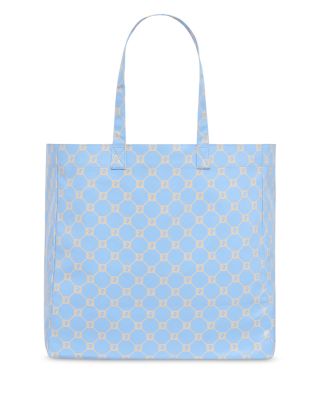 Lola Monogrammed Canvas Tote Bag