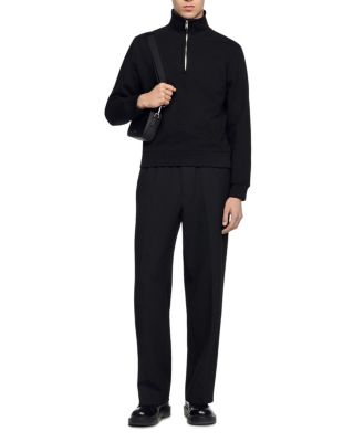 Cotton Half-Zip Sweater