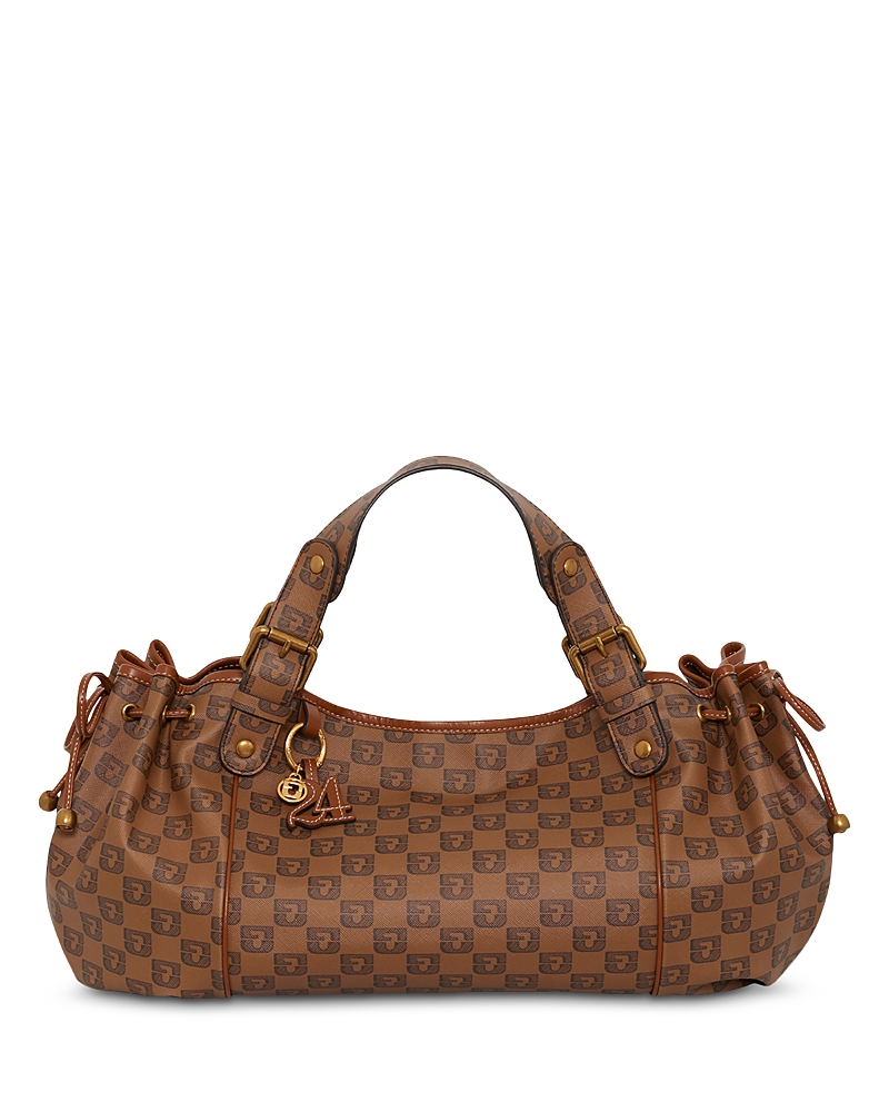 Gerard Darel 24H Monogram Canvas Handbag