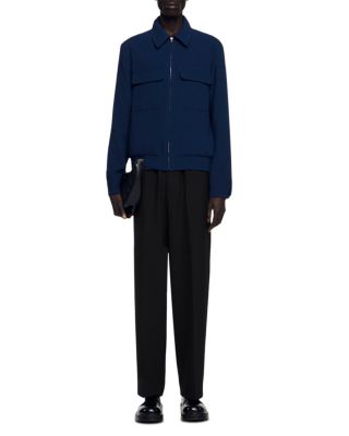 Textured Zip Up Jacket