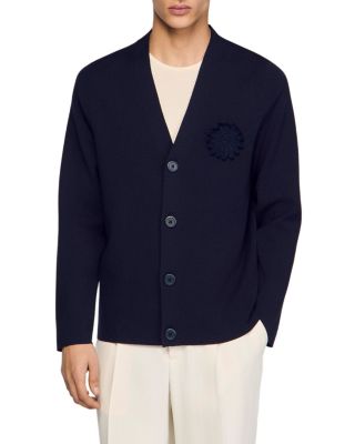 Crochet Flower Cardigan Sweater