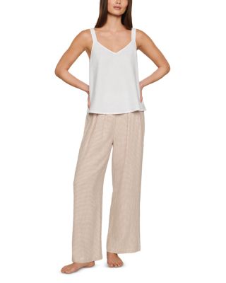Linen Blend Relaxed Pajama Pants