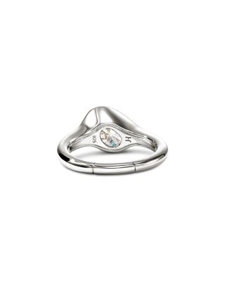Sterling Silver JH Lovestruck™ Lab Grown Diamond Oval Solitaire Ring