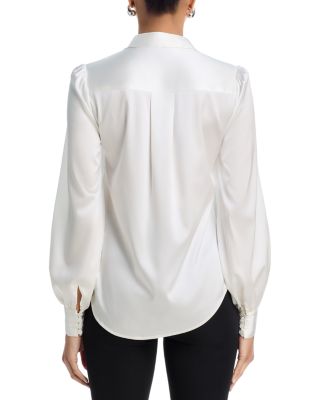 Maxwell Silk Blend Blouse