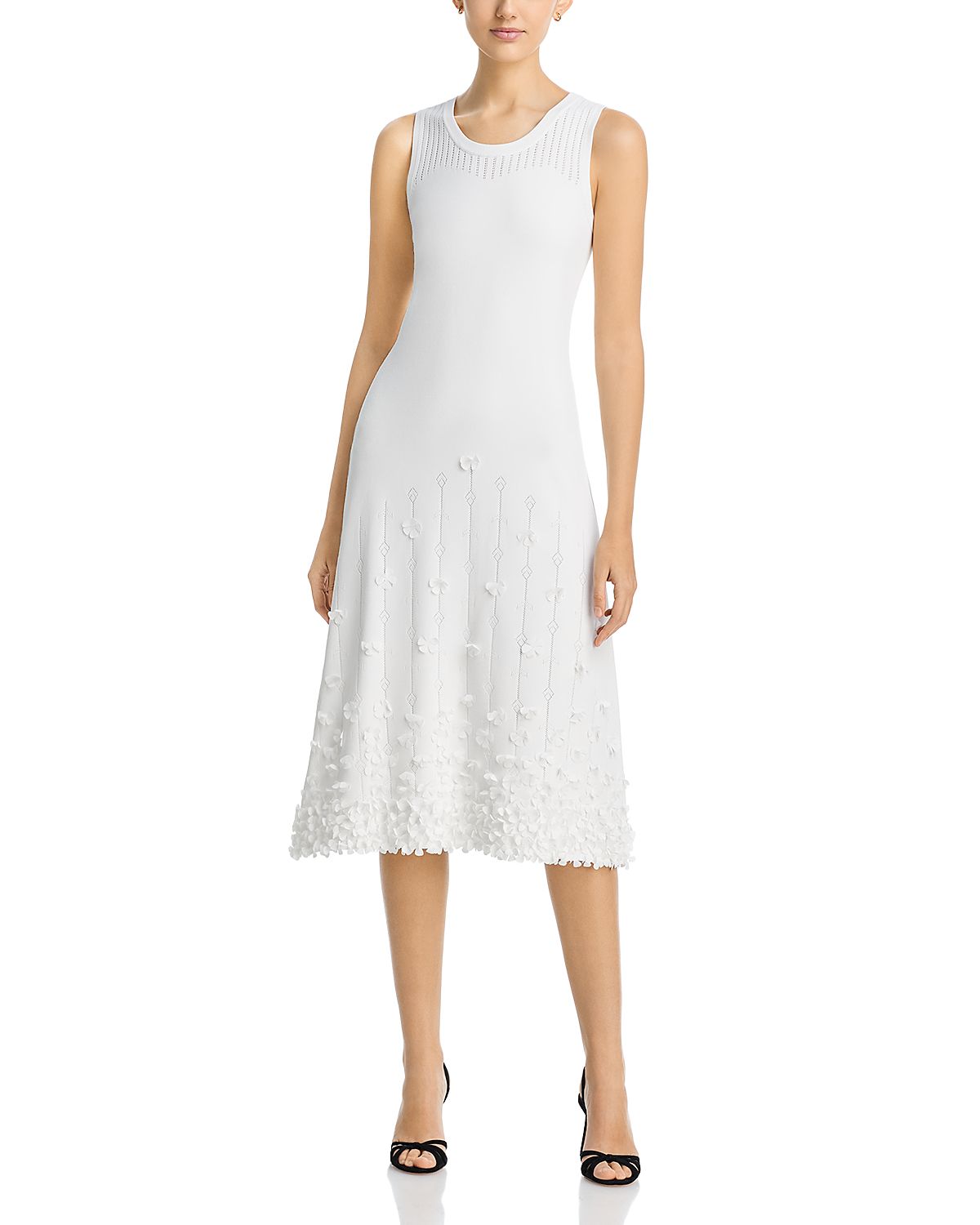 Elie Tahari The Alana 3D Floral Dress