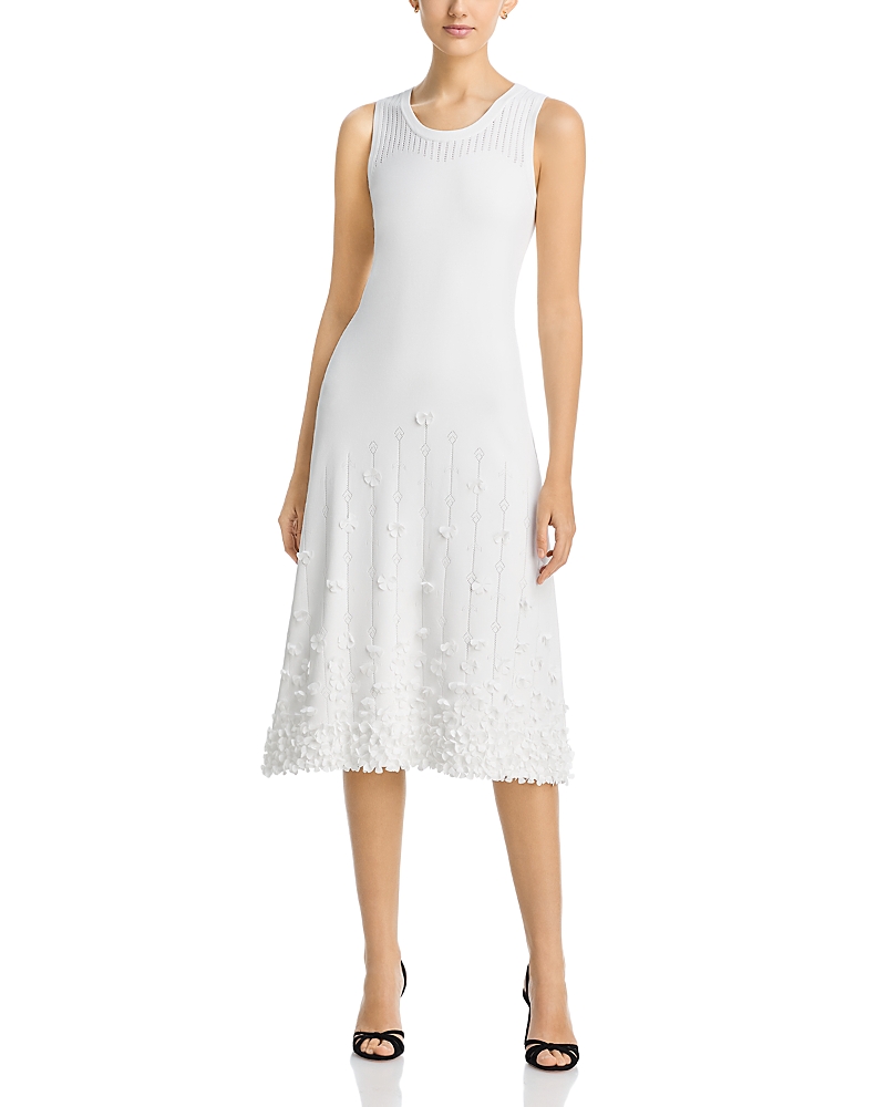 Elie Tahari The Alana 3D Floral Dress