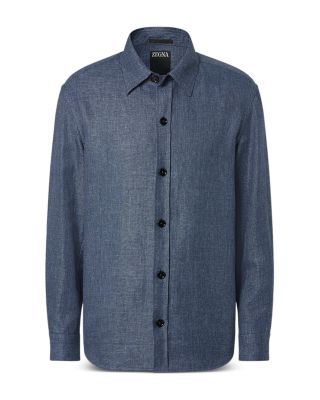Cashmere Linen & Silk Overshirt