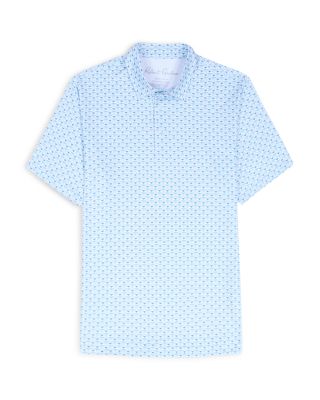 Links & Drinks Short Sleeve Knit Polo Shirt