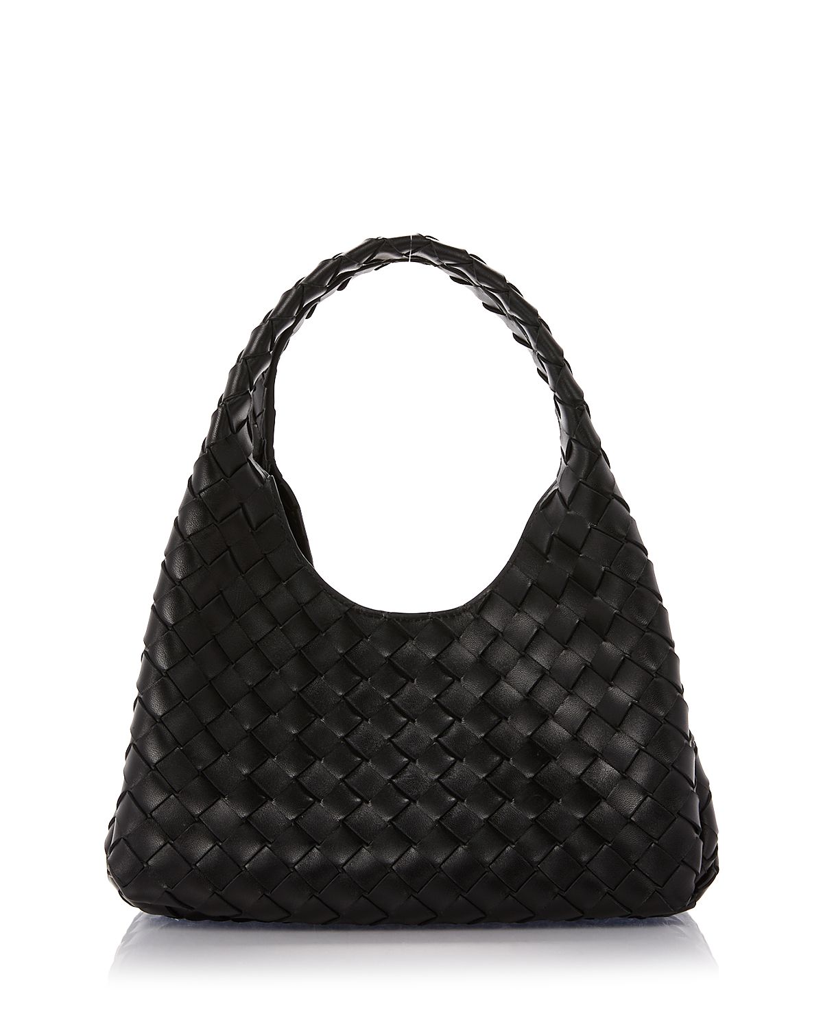 Bottega Veneta Campana Small Intrecciato Leather Shoulder Bag