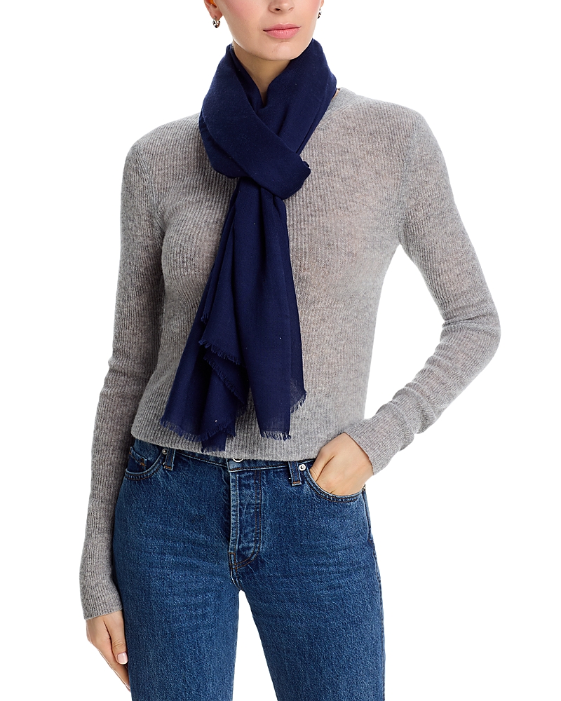 Carolyn Rowan Accessories Micro Crystal Scattered Wool Blend Shawl